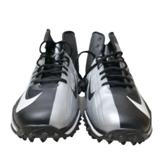 Nike Vapor Football Turf Shoes Cleats Men's Size 14.5 Black Silver 527879-010 - Picture 7 of 11